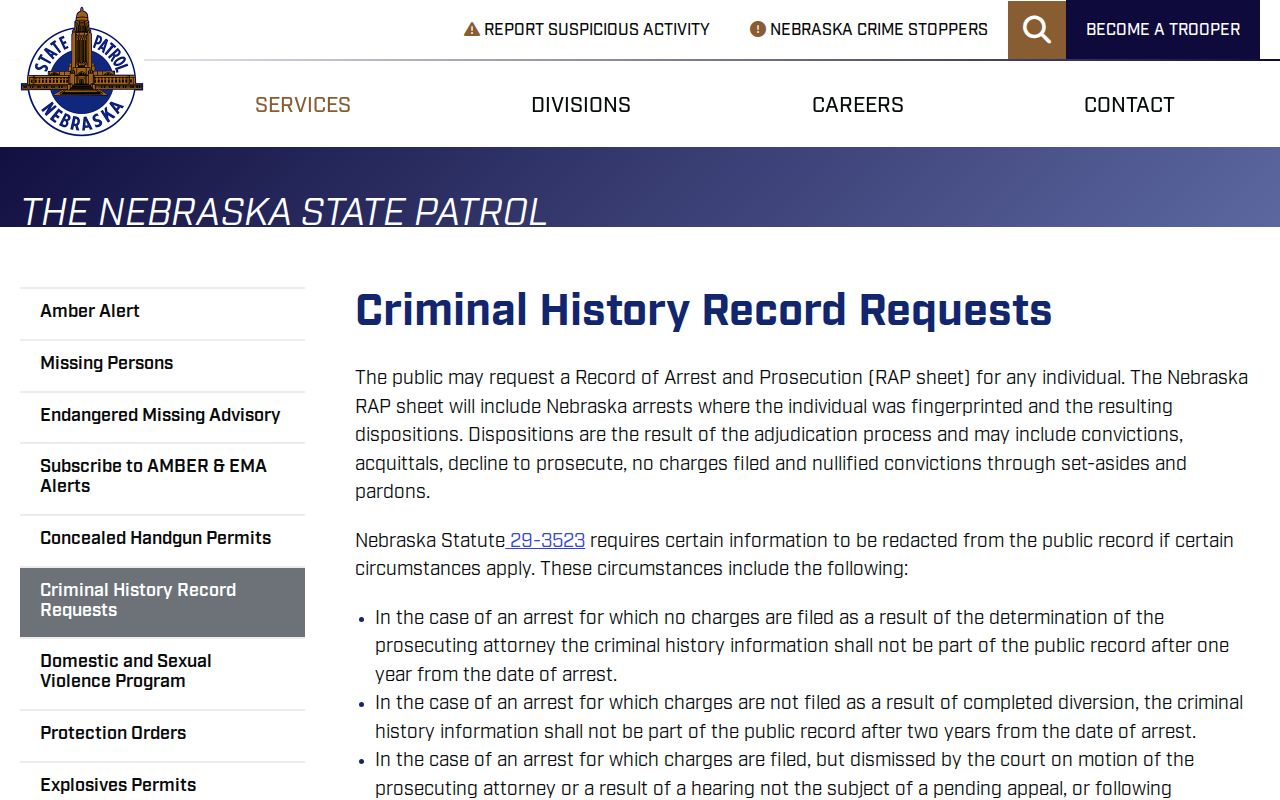 Nebraska official source used as context for dated local directory research